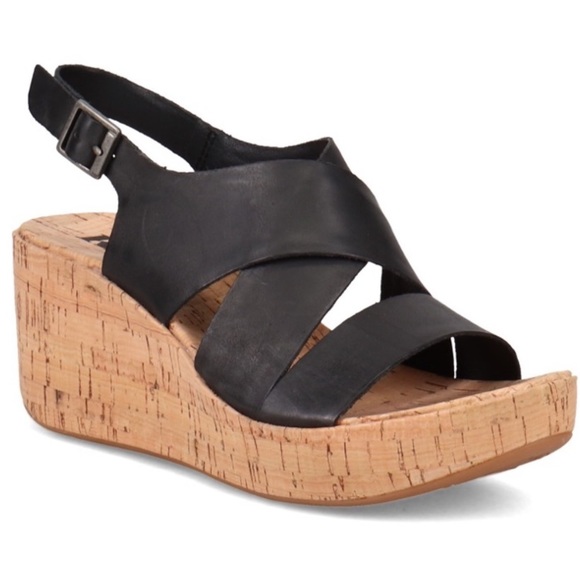 Kork-Ease Shoes - NEW 8 Korks Adela Wedge Black